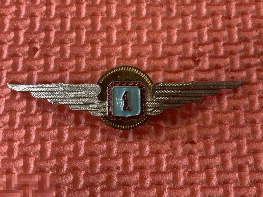 СССР Знак Классность Пилота ГВФ. 1 класс, Гражданская Авиация Аэрофлот