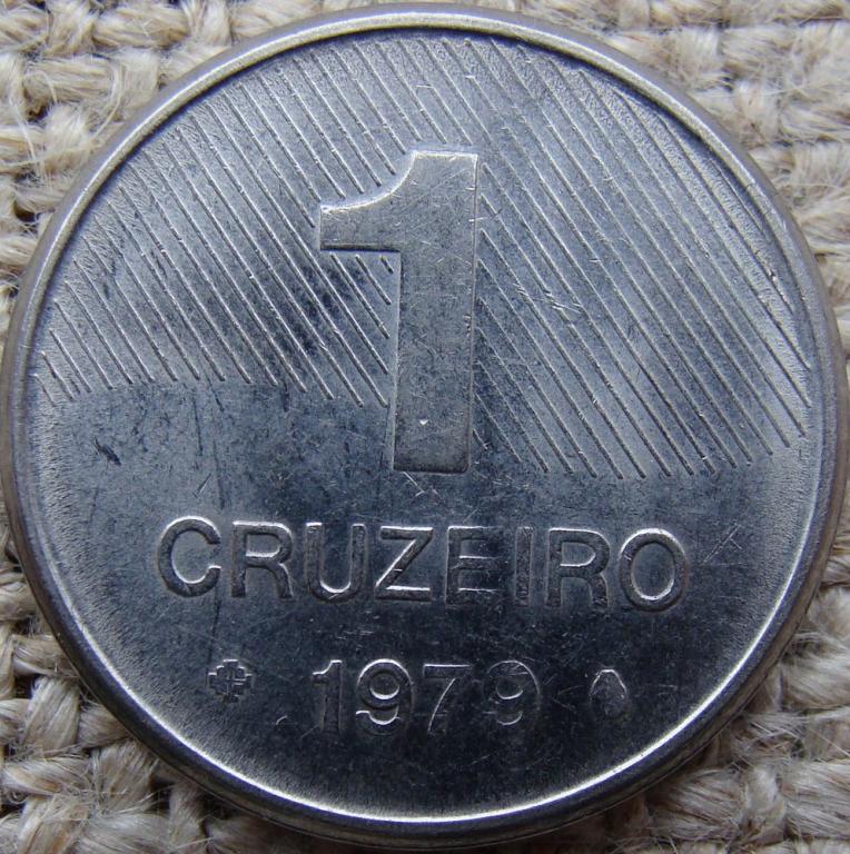 Бразилия 1 крузейро 1979 год