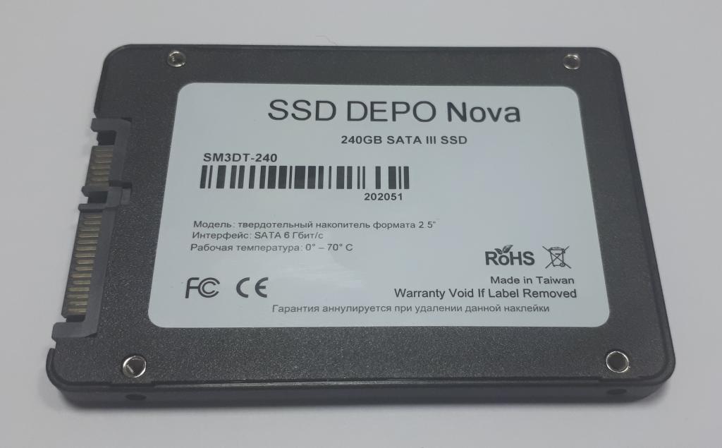 Жесткий диск depo SSD 240 Gb. SATA III 2,5"