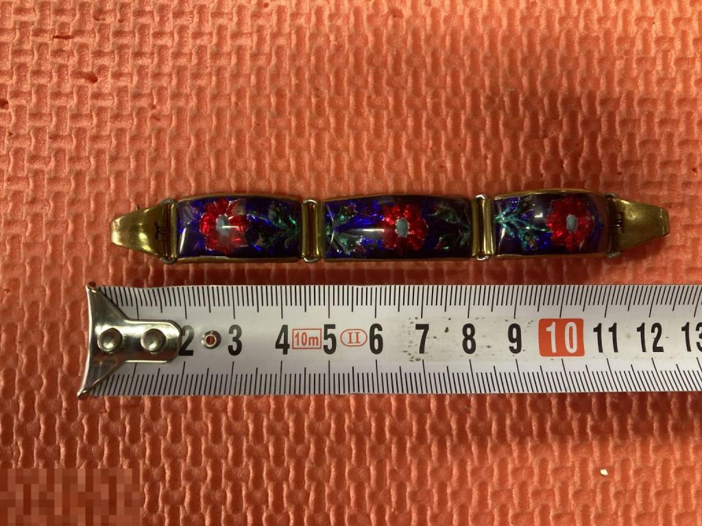 Браслет для часов - Оргстекло латунь - Ручная работа