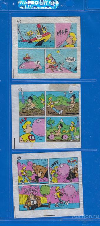 Вкладыши MALABAR Serie Epoque 4  (1982 г.) на выбор