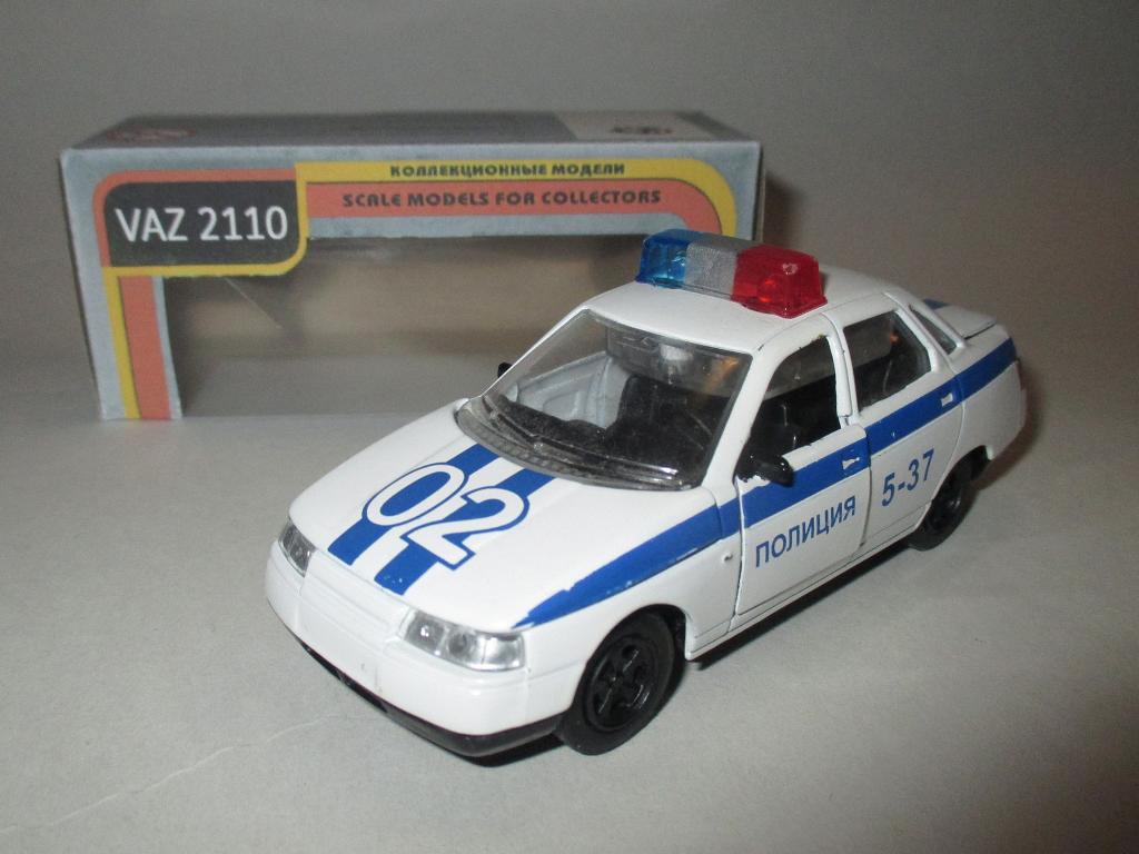 модель авто ВАЗ 2110 Лада Полиция / VAZ 2110 Lada (Отечественные авто) Читайте Описание !!!