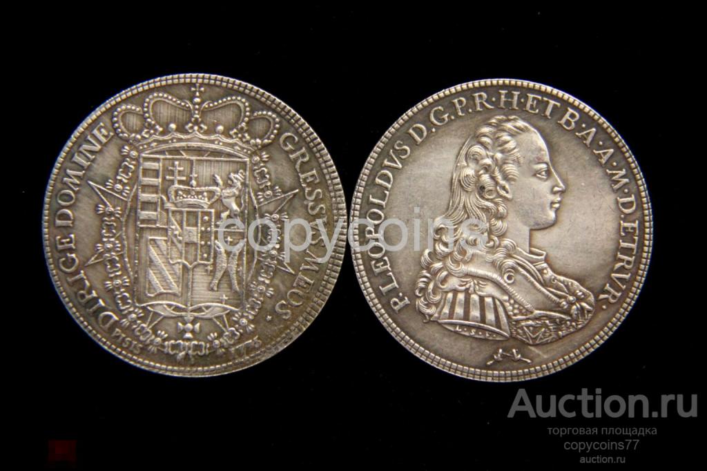 1 франческоне (10 паоле) Италия-Флоренция Леопольдус, 1775 год 249