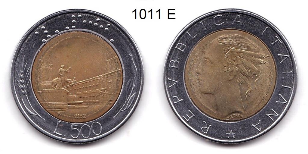 Италия. 500 лир. 1982 год.