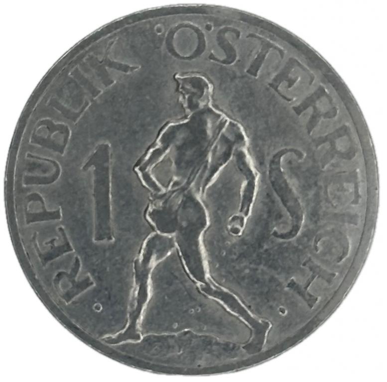 Австрия 1 Шиллинг 1947 Вена UNC KM#2871