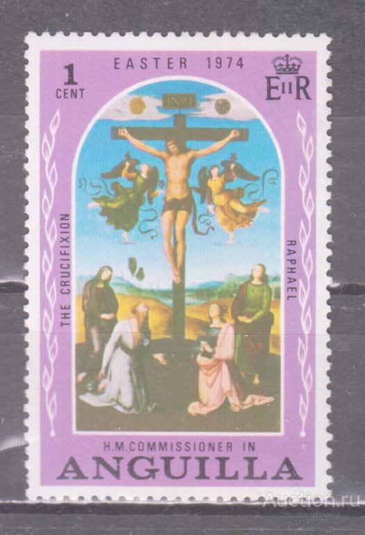 Ангилья 1974 Пасха живопись Рафаэля Mi186 MNH