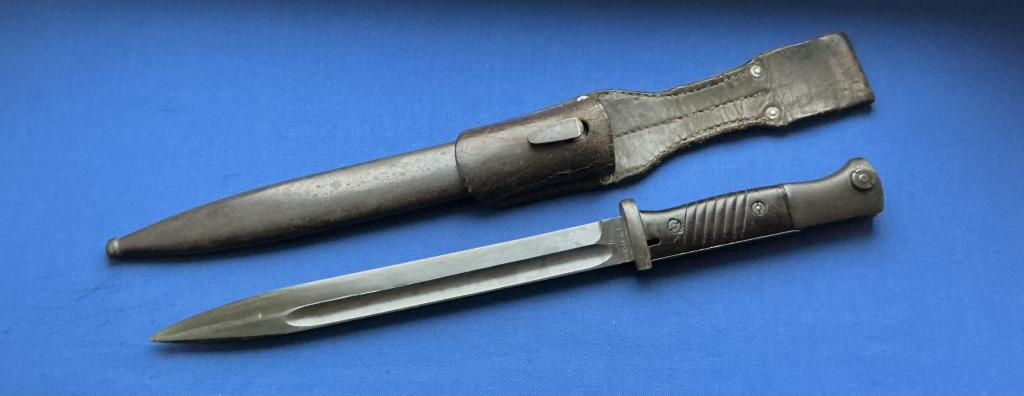 Штык к винтовке Маузер К98. 1939 года выпуска.Производитель -Carl Eickhorn Solingen.