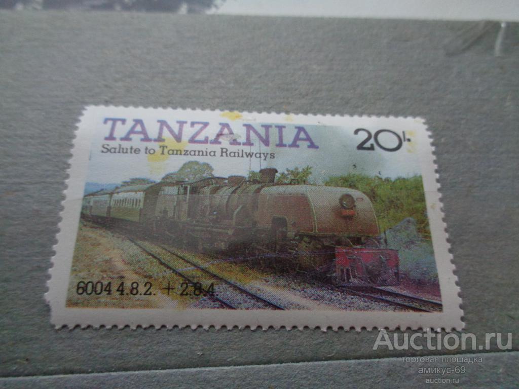 Танзания Паровозы Транспорт  Чистая ЧБН**