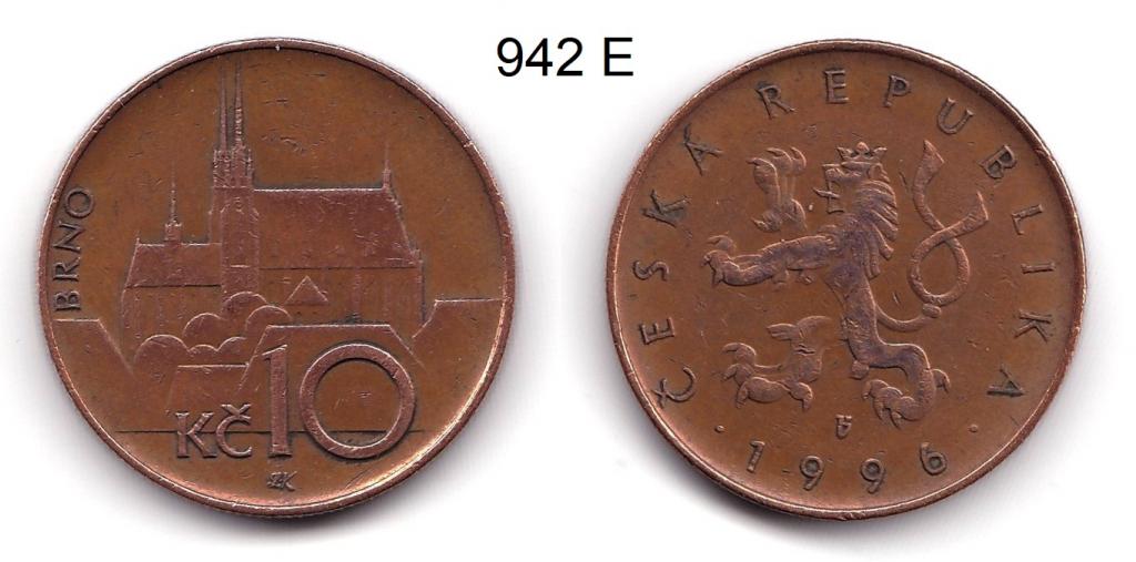 Чехия. 10 крон. 1996 год.