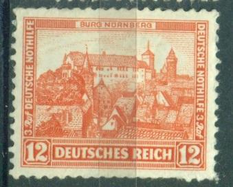 Германия 1932 г. Шарьете Зимняя помощь Замок чистая**