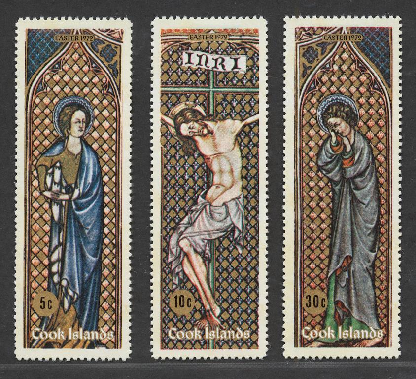 Кука о-ва 1972 Mi# 294-96* ПАСХА