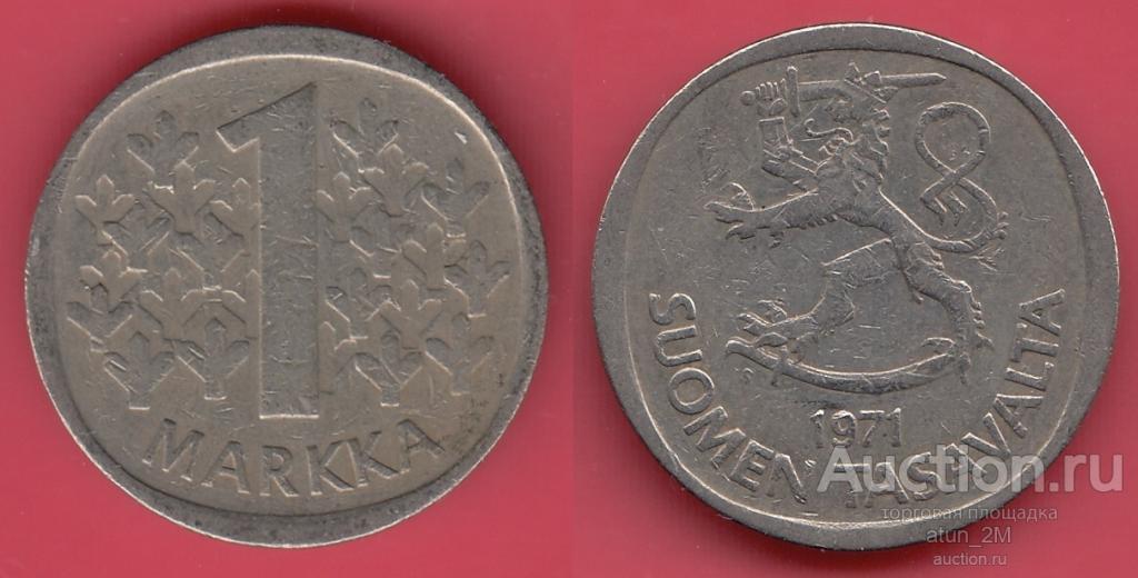 Финляндия. 1 марка. 1971 год. XF-