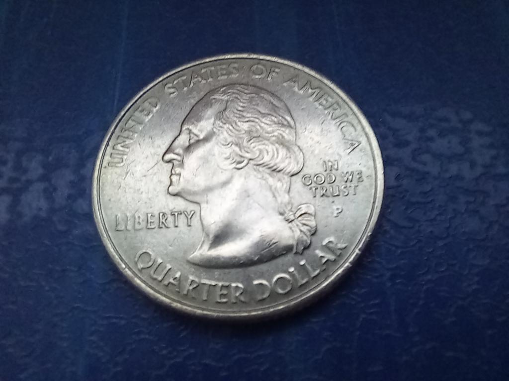 25 ЦЕНТОВ.КВОТЕР.ШТАТ СЕВЕРНАЯ КАРОЛИНА 2001.