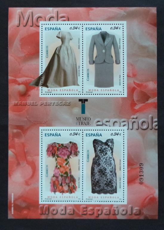 Испания  2010 г.  Испанская Мода . Платья  **   К.2