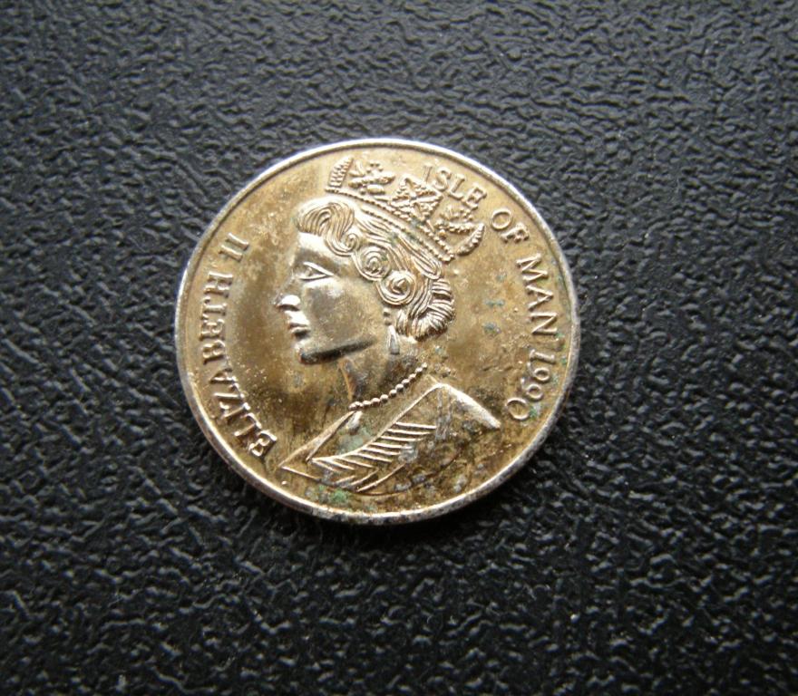 Великобритания Остров Мэн жетон Elisabeth II Isle of Man // Fine Gold