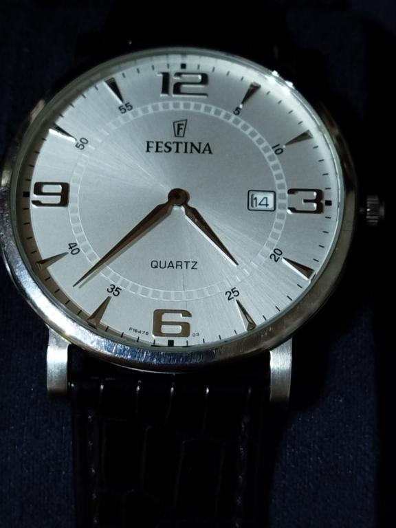 ОРИГИНАЛЬНЫЕ ЧАСЫ FESTINA F-16476 .С ДАТОЙ.