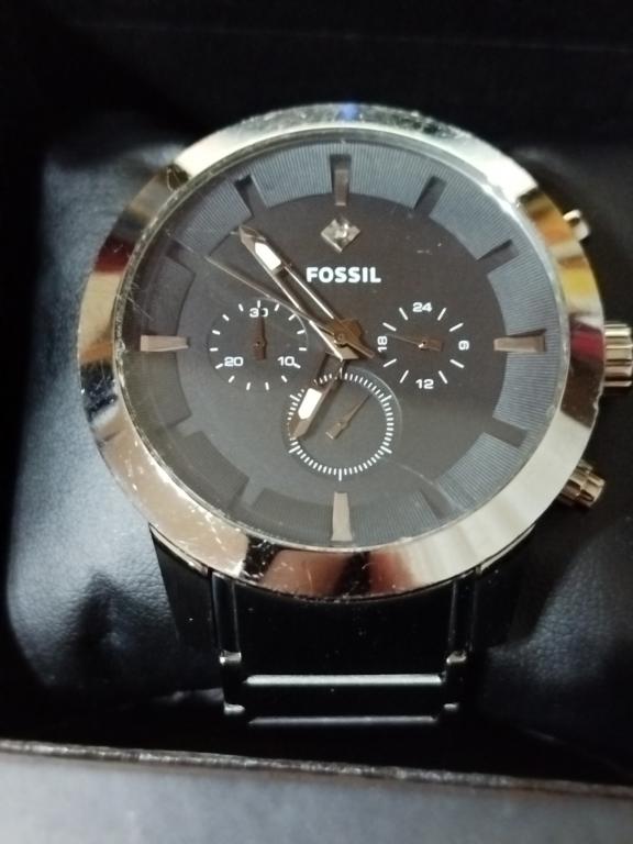 ОРИГИНАЛЬНЫЕ ЧАСЫ FOSSIL FS-4680.С КРИСТАЛЛОМ