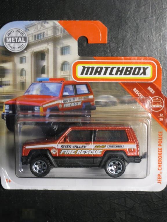 Matchbox MBX rescue Jeep Cherokee 2017 Fire Таиланд (SB)