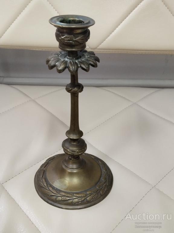 Подсвечник. Бронза. Россия. 19 век.