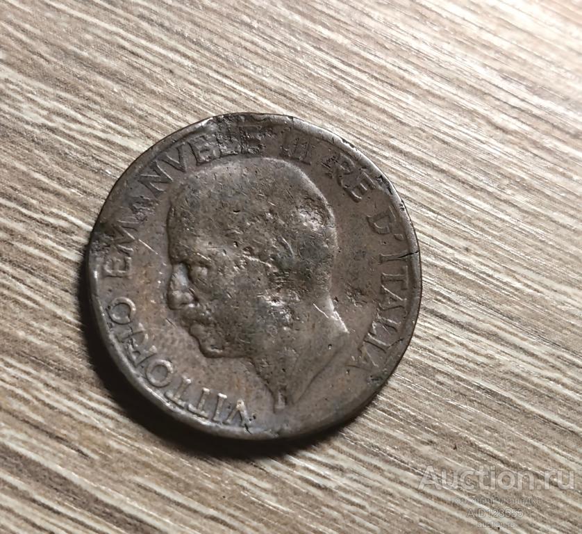 10 чентезимо 1926 год Италия Король Виктор Эммануил III