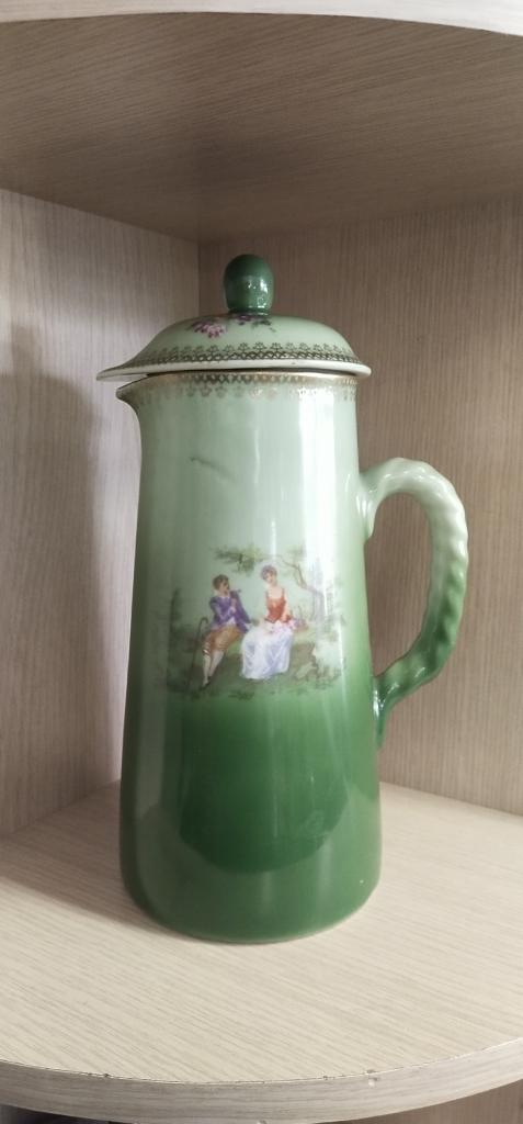 Кувшин с крышкой. Дулево. 30-е годы. СССР.