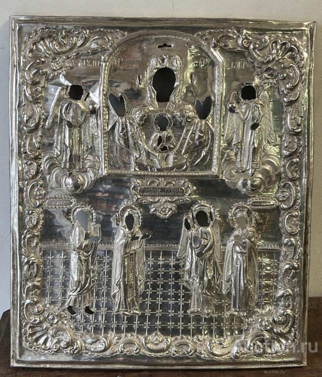 Оклад Знамение Пресвятой Богородицы с Избранными Святыми