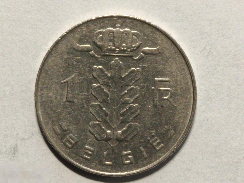 Бельгия 1 франк 1974 Belgie