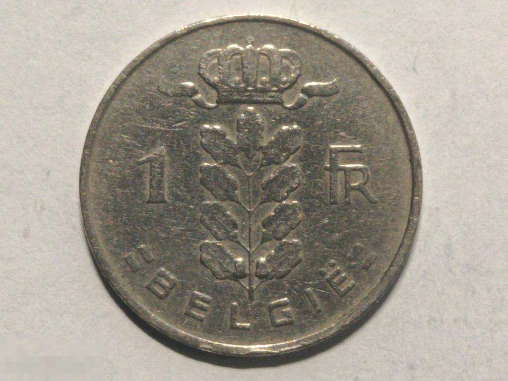 Бельгия 1 франк 1953 Belgie