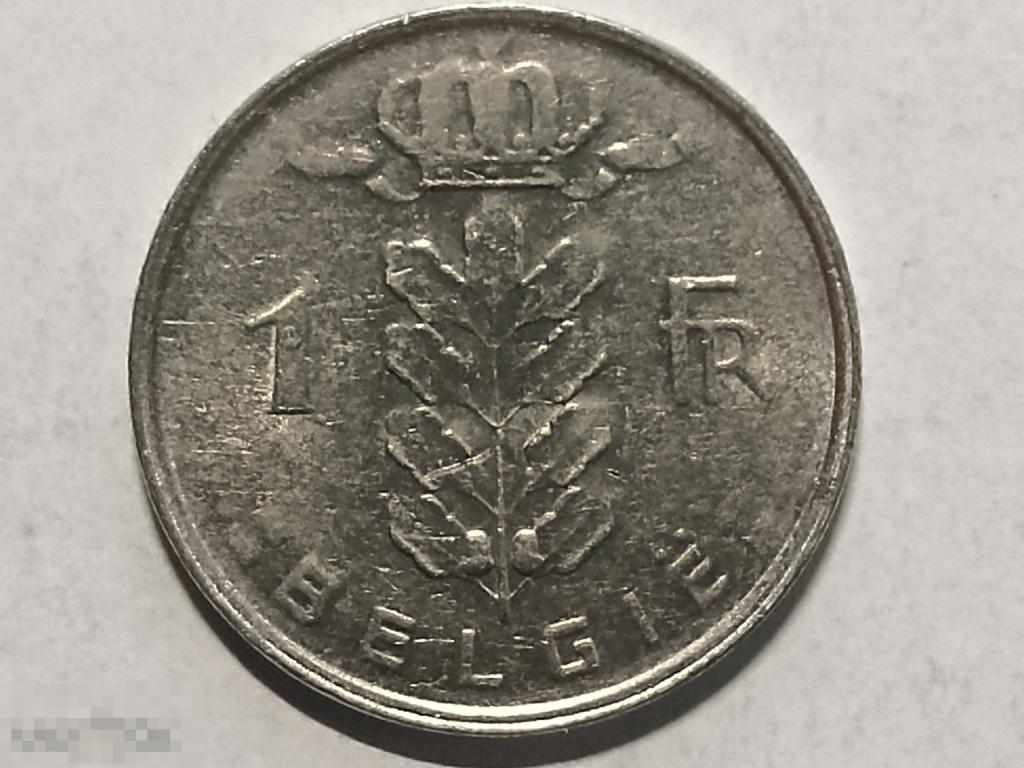 Бельгия 1 франк 1978 Belgie