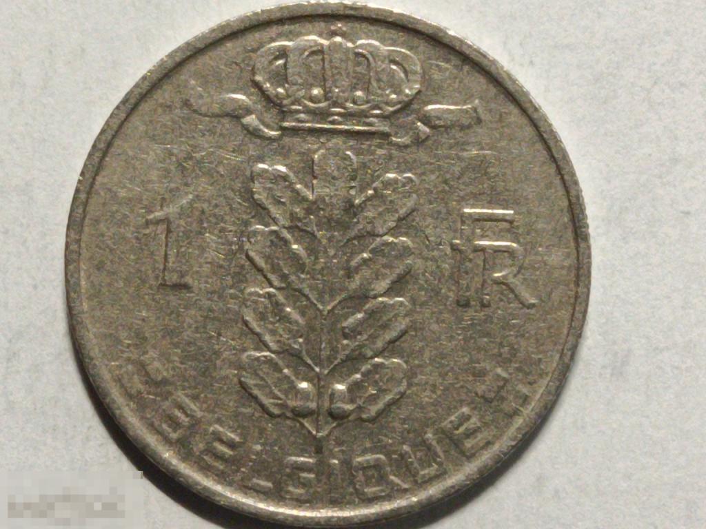 Бельгия 1 франк 1965 Belgique