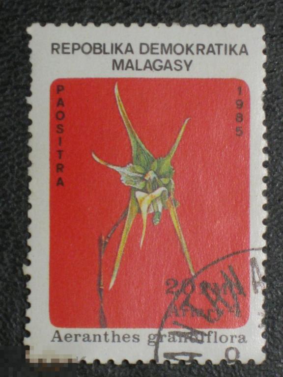 Мадагаскар 1985 Флора марка 20-4 из серии клей