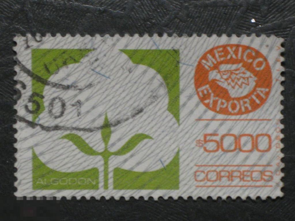 Мексика 1984 Стандарт Экспорт Хлопок марка 500 (и4)