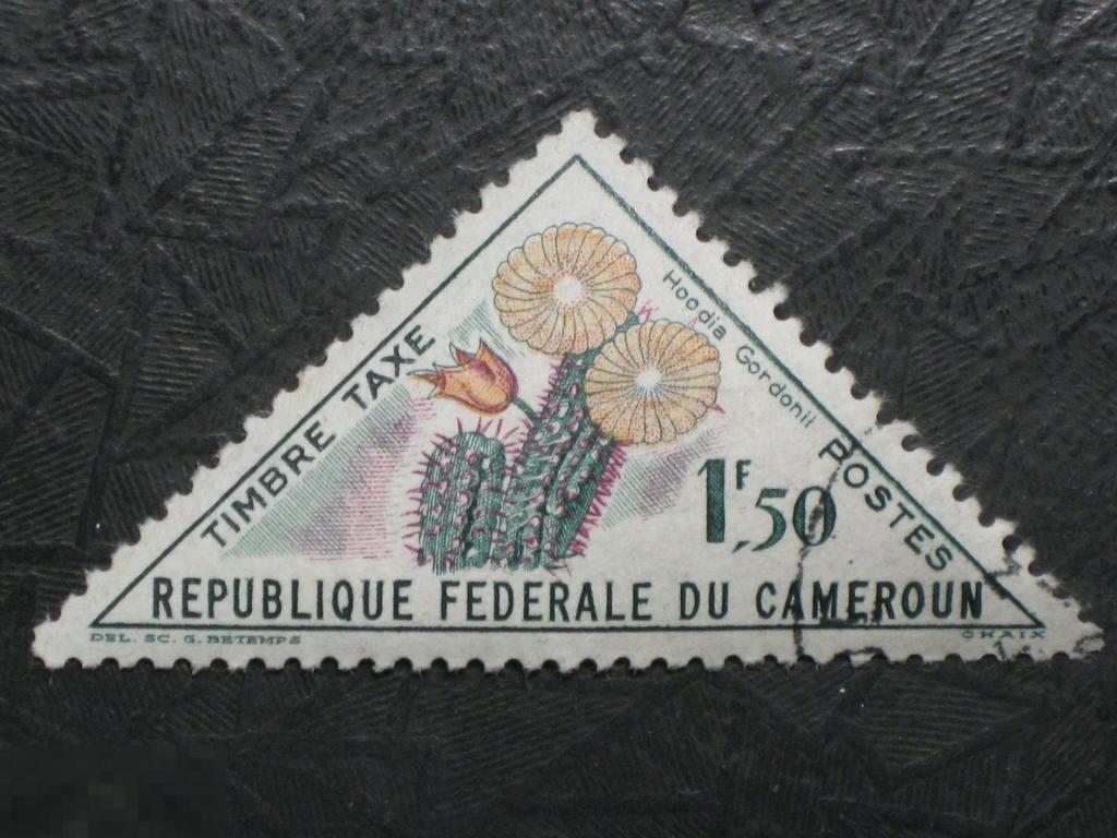 Камерун 1963 Флора Кактусы марка 1.50 из серии