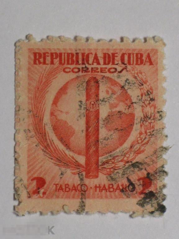 Куба 1939 Сигара Табачная промышленность марка 0.02 (и2)