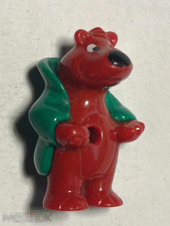 Киндер сюрприз Звери-детективы Медведь DE 027 без лупы