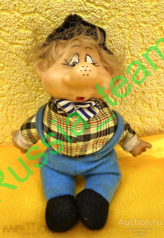 кукла. Гномик. На присоске. 23 см. Редкость!