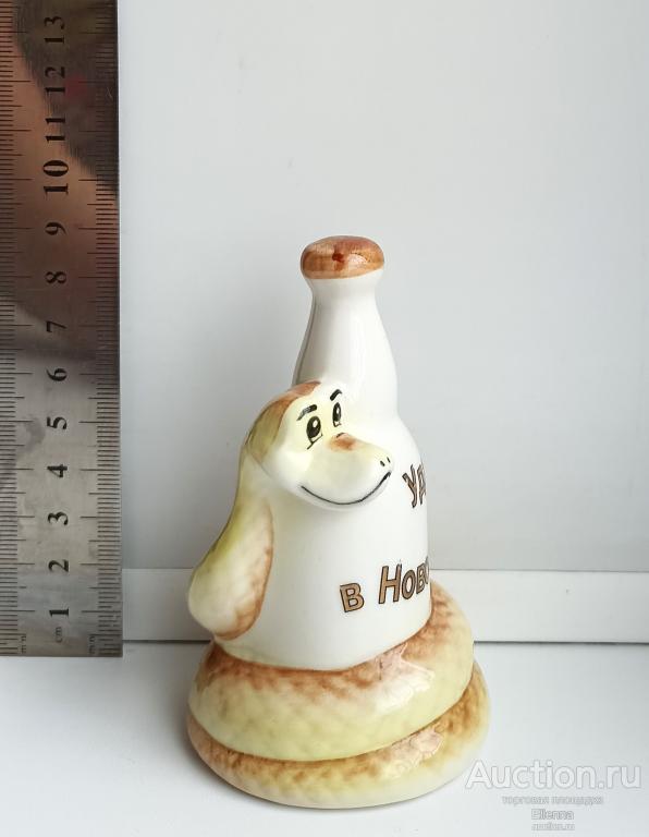 Москва Фарфоровая статуэтка Змея змейка искуситель символ года змей соблазнитель удав