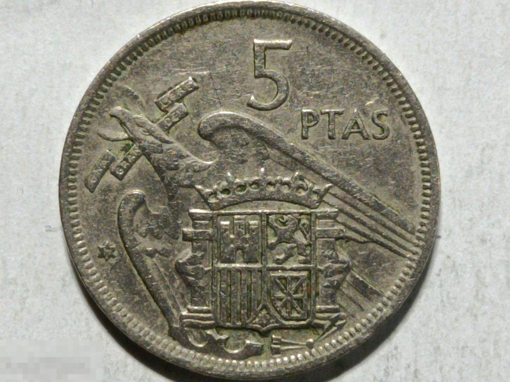 Испания 5 песет 1957 * 1971 * 71