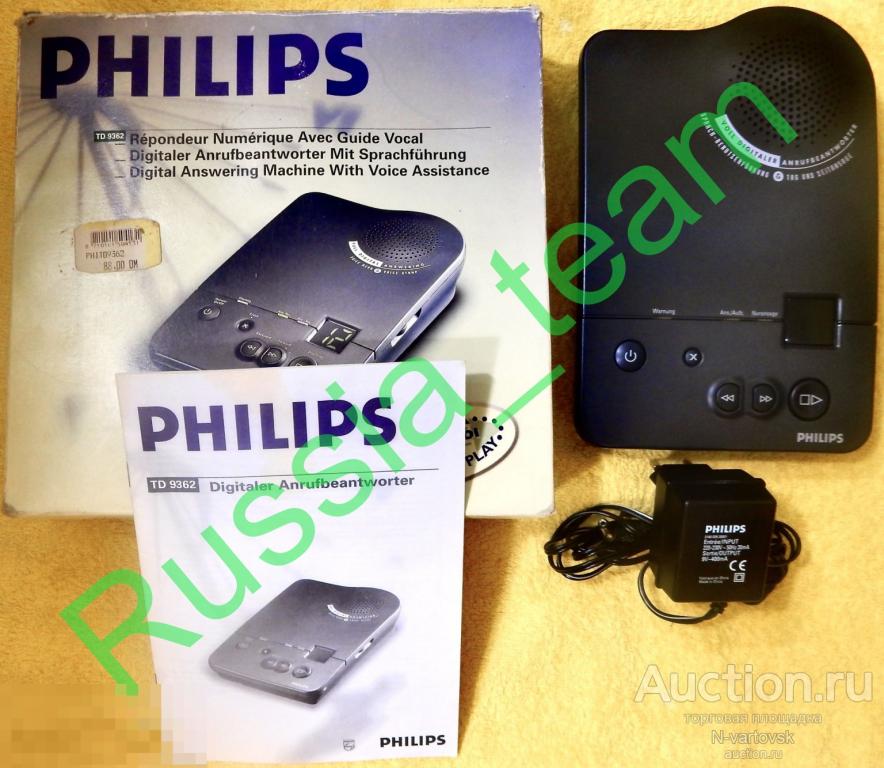 Автоответчик Philips TD 9362 Digitaler Anrufbeantworter