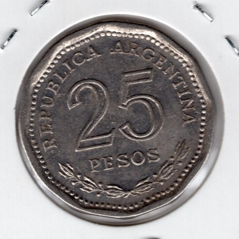 25 песо - Аргентина - 1968 - Доминго Фаустино Сармьенто - KM#63