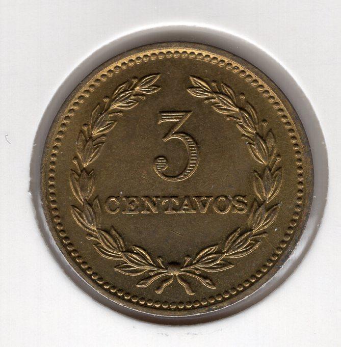 3 сентаво - Сальвадор - 1974 - Франсиско Морасан - KM#150 - UNC