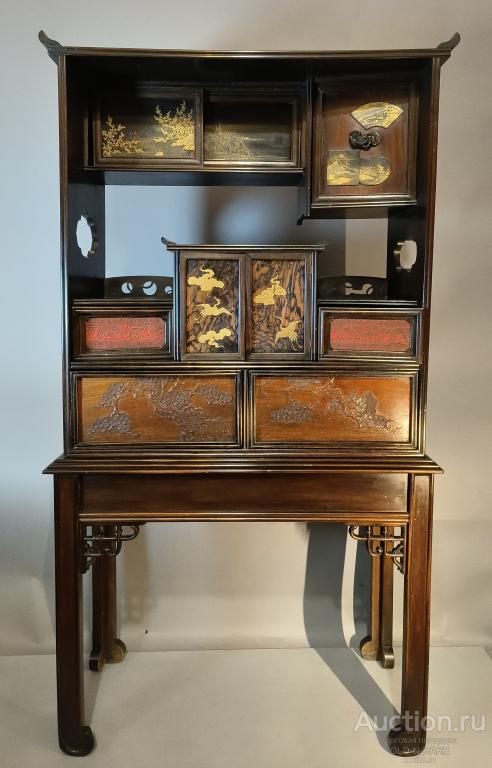 ЧАЙНЫЙ КАБИНЕТ ШКАФ ЯПОНИЯ НАЧАЛО 20 ВЕКА СКИДКА