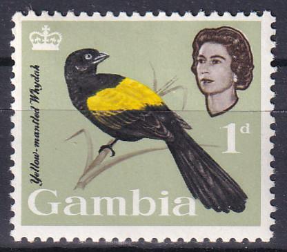 Гамбия. 1963. Птица. 1 пенс. Негашёная
