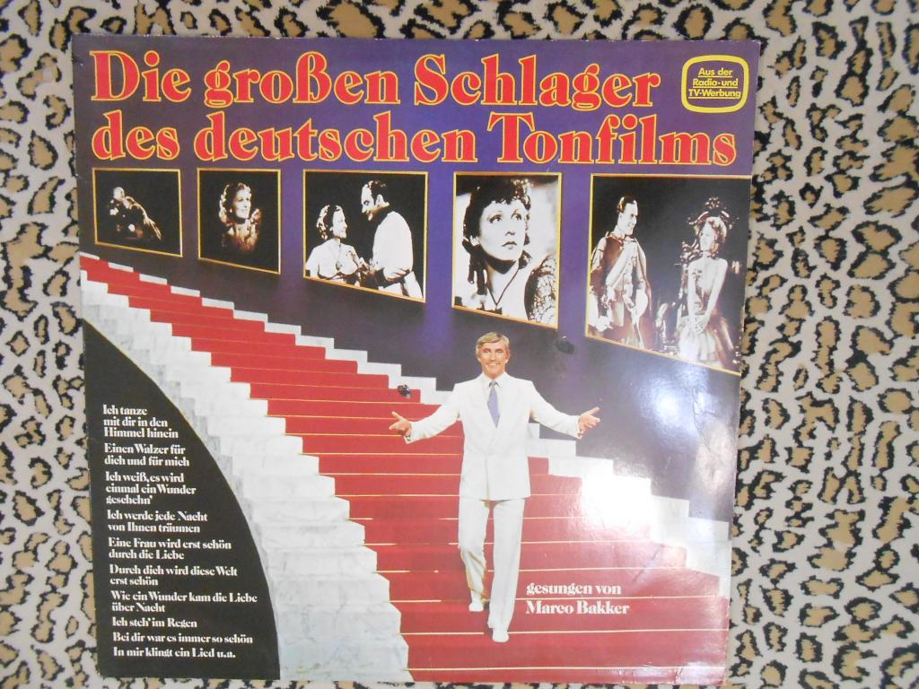 LP Marco Bakker – Die Grossen Schlager Des Deutschen Tonfilms