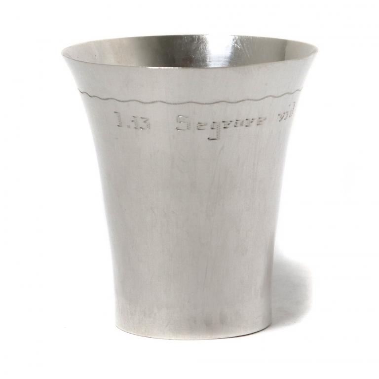 Серебряный стакан. Швеция, 1931 год