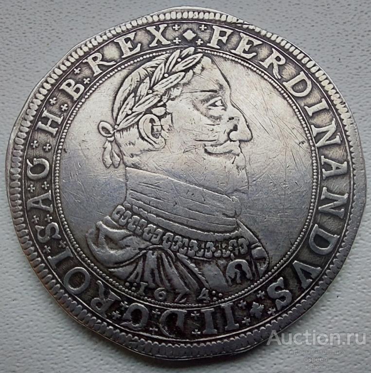 Талер 1624 Фердинанд II Священная Римская Империя