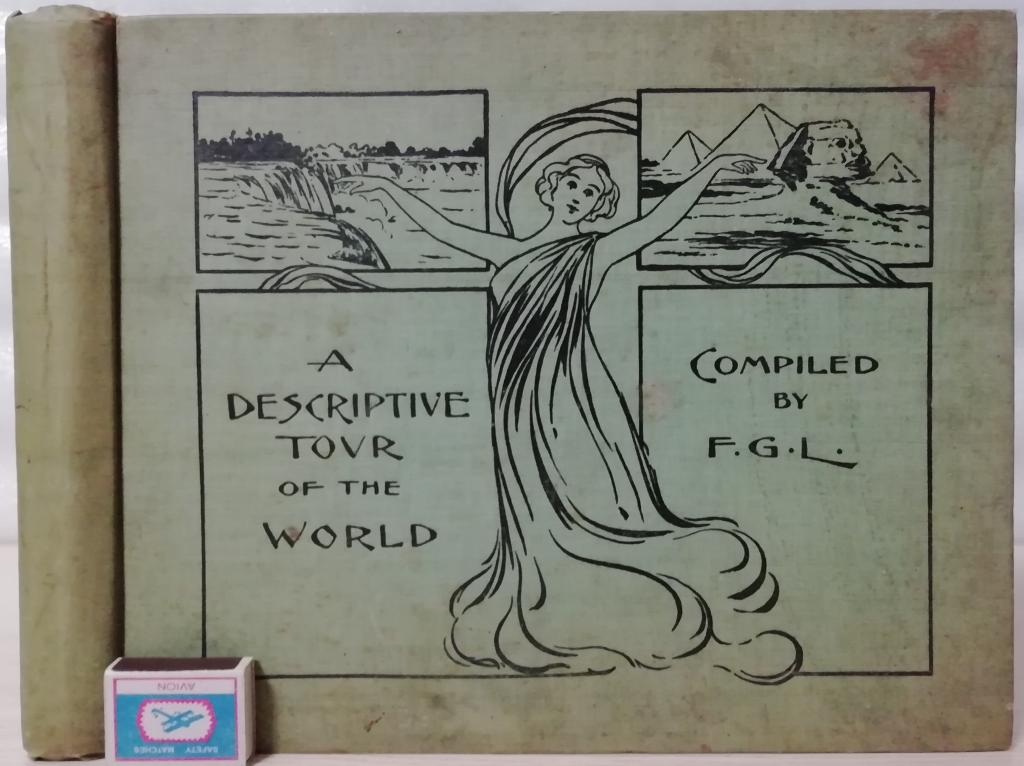 1901 год. Наглядное путешествие по миру. Альбом фотографий. 35х28 см.