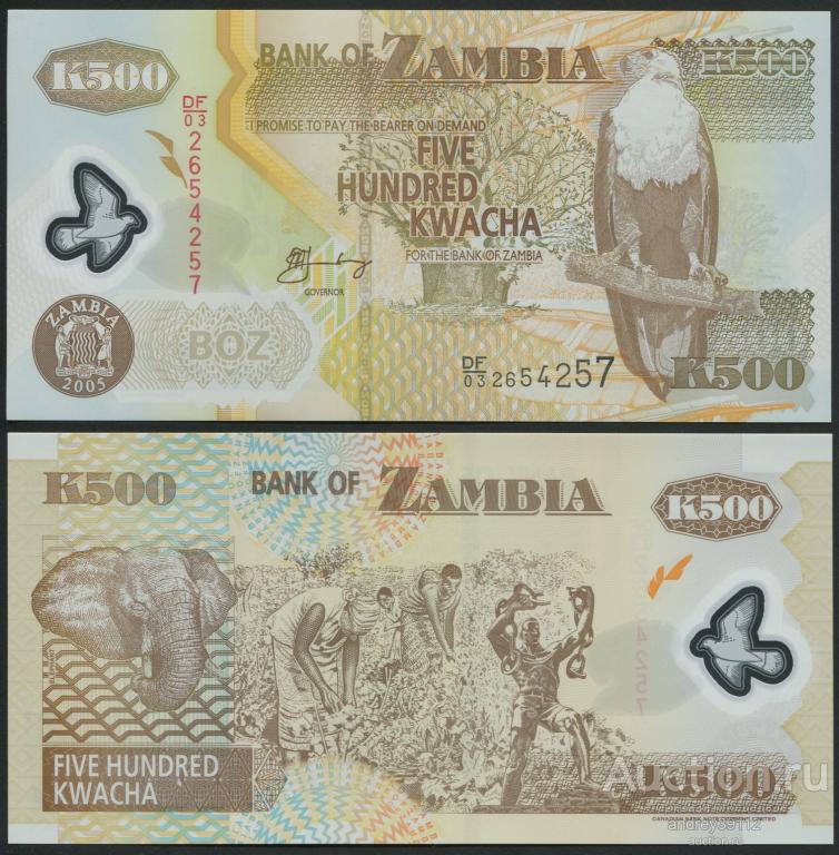 Замбия 500 квача 2005 (5221-238)