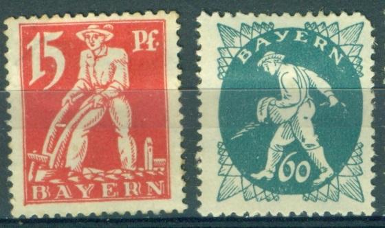 Бавария 1920 г.. стандарт пара негашеная*