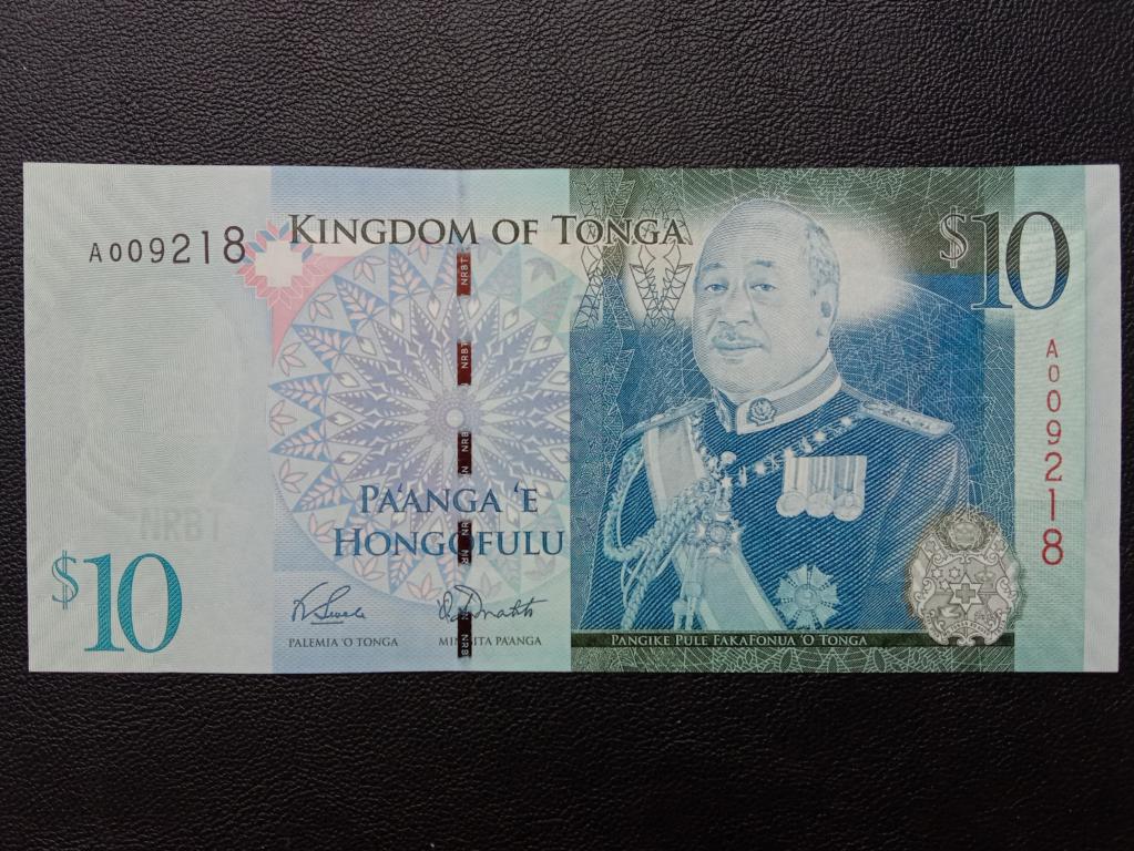 Тонга 10 паанга 2009г.  UNC  Р.40(1)